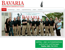 Tablet Screenshot of bavaria-hausmeisterservice.de